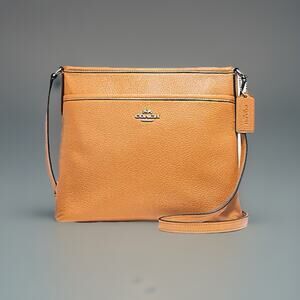 Authentic Coach File Crossbody Tangerine F28035